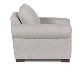 Classic Home Rivera Arm Chair With Roll Arm, Jovan Fabric, Earth Model 6RIV1A2RFJOEAR